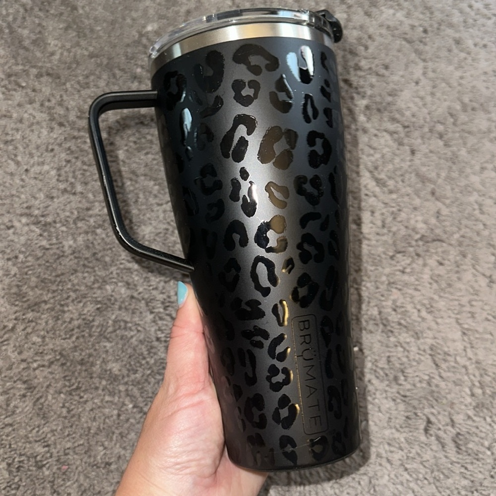 BrüMate Toddy XL black leopard print